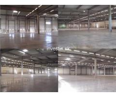 6684 m2 Industrial hall or Warehouse for Rent