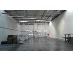 500 m2 industrial hall for rent in Slovakia
